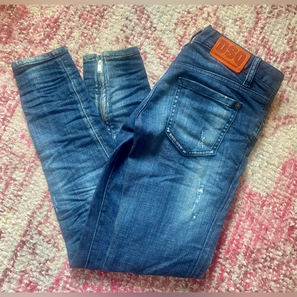DSQUARED Blue Skinny Jeans